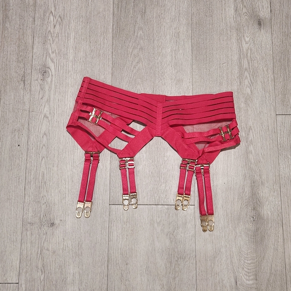 Luxury Honey Birdette Linda Garter Belt